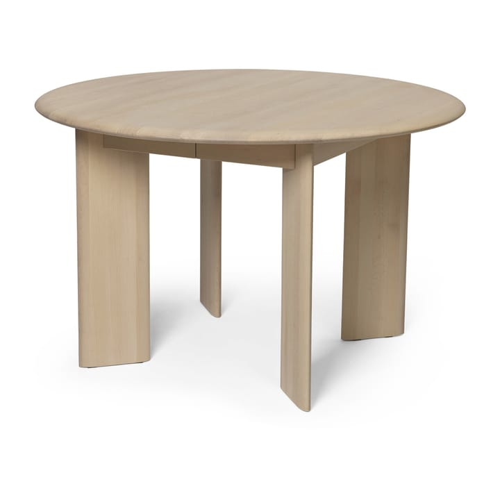Mesa extensible Bevel incl. 1 tablero de extensión, White Oiled Beech Ferm Living