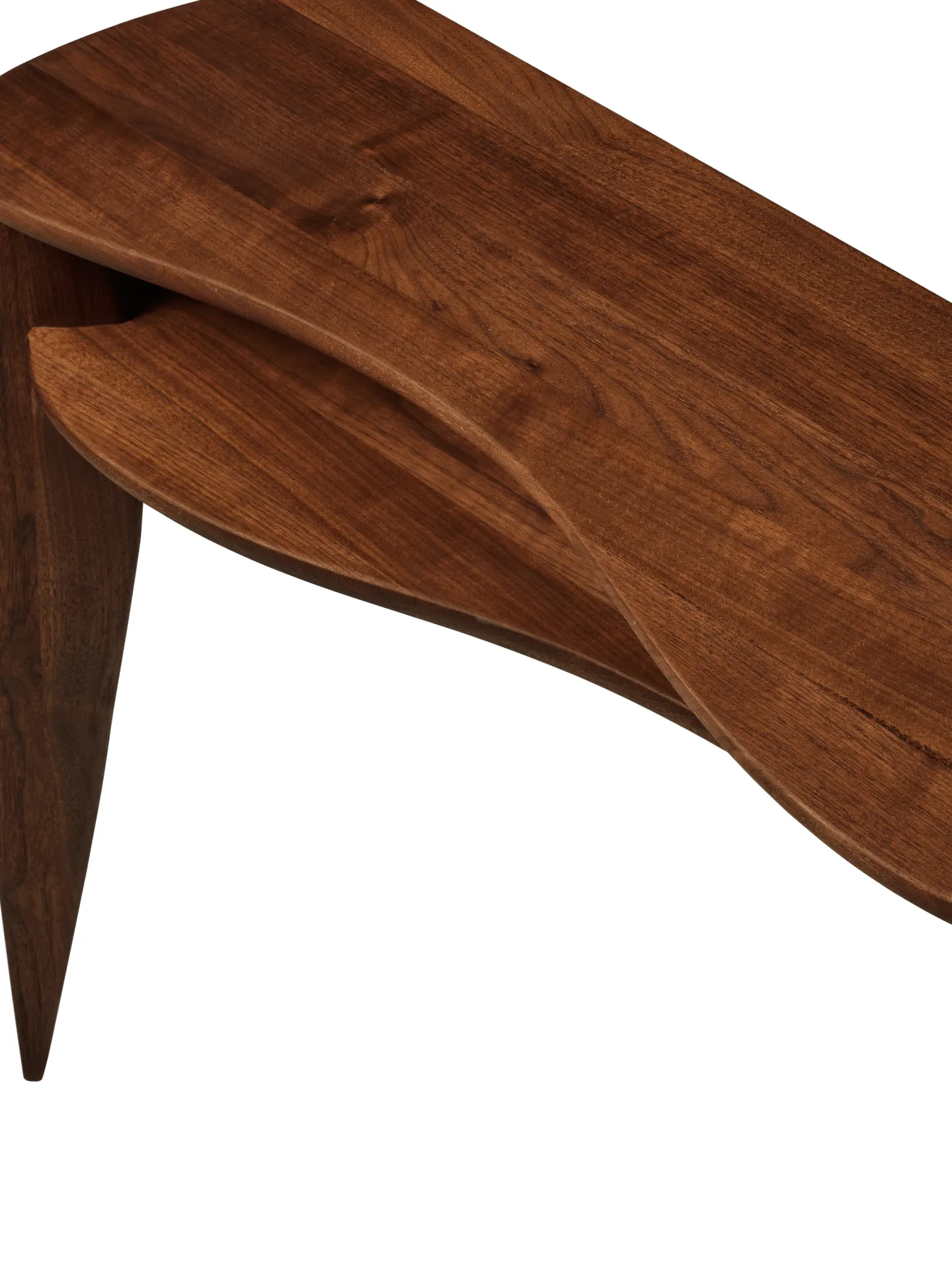 Mesa Feve 100x36x85 cm, Walnut Ferm Living