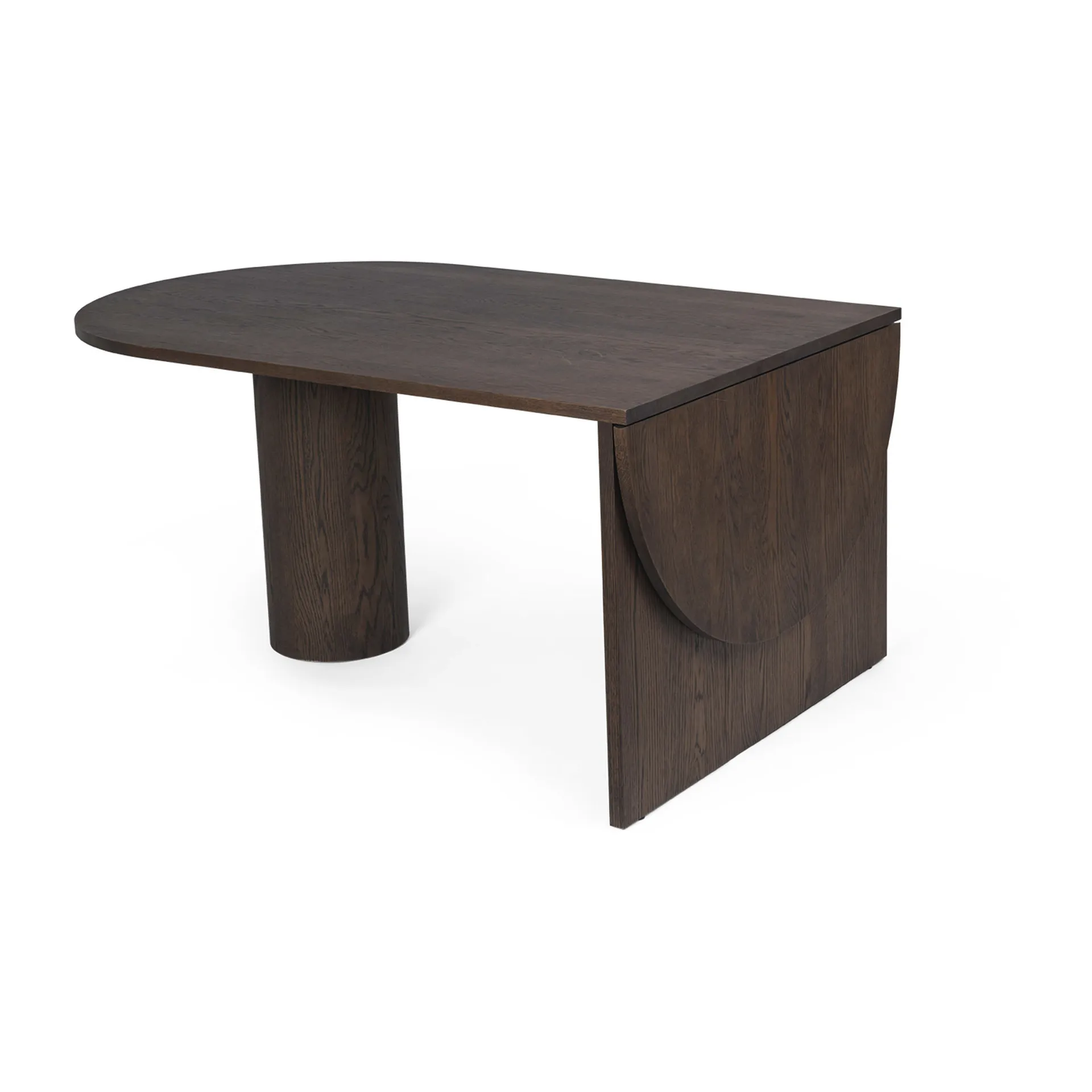 Mesa Pylo 210x100x74 cm, Dark stained oak Ferm Living