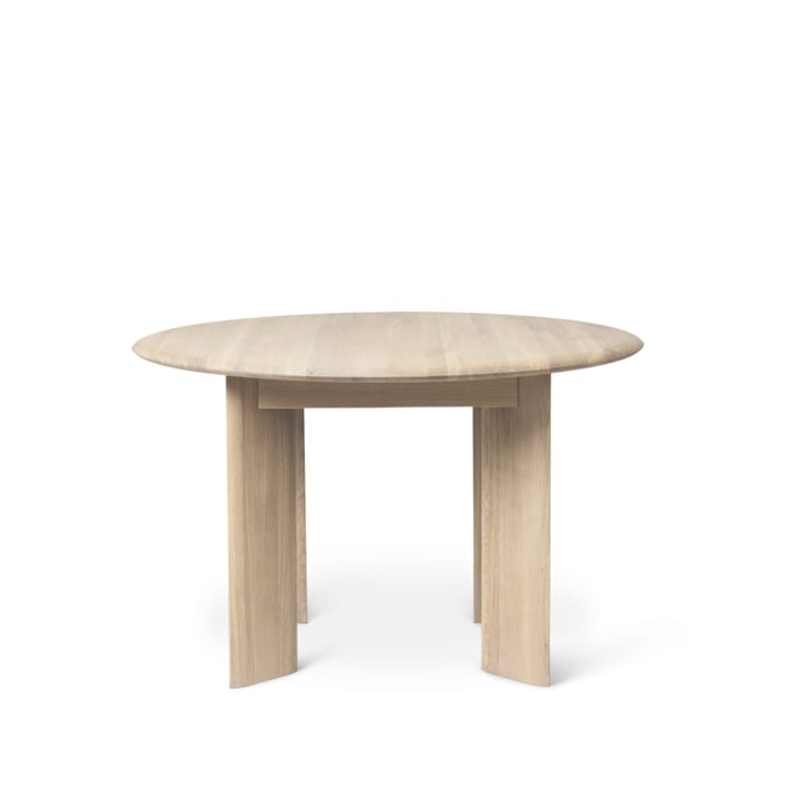 Mesa redonda de comedor biselada - Oak white oiled - Ferm LIVING