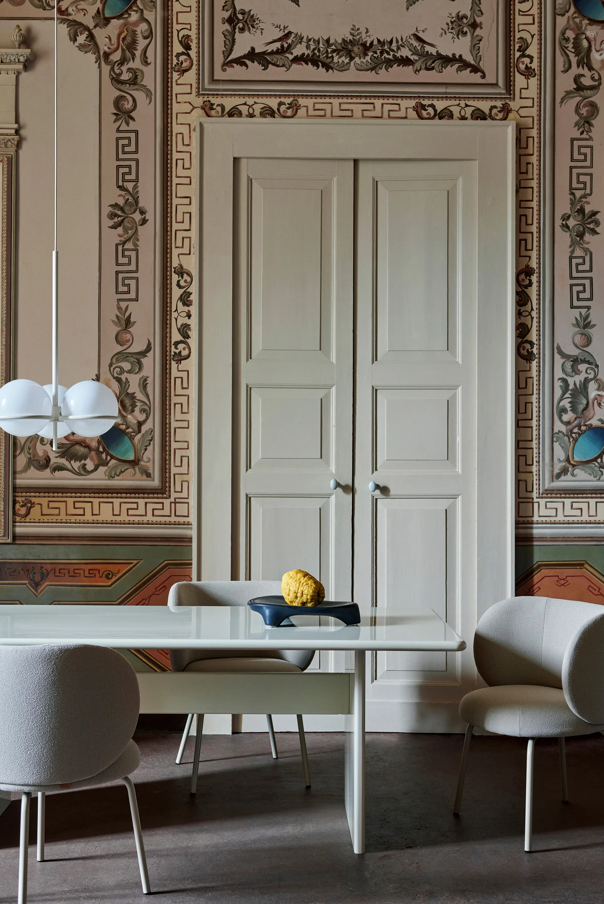 Mesa Rink large 240x90x74 cm, Eggshell Ferm Living