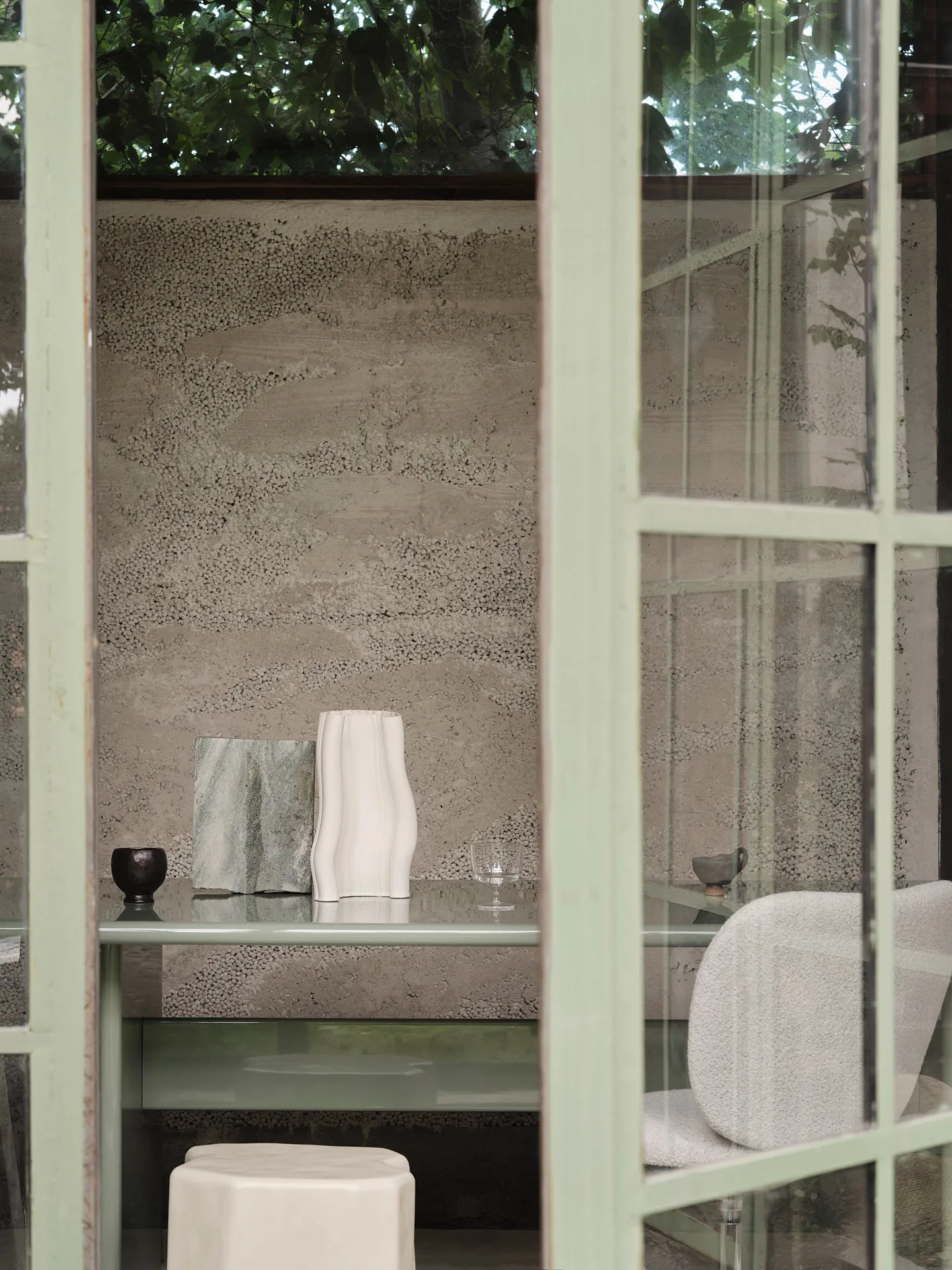 Mesa Rink small 200x90x74 cm, Tea green Ferm Living