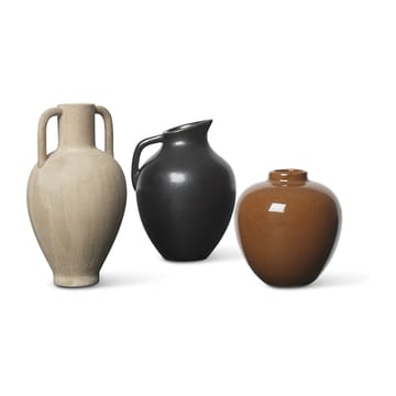 Mini jarrón Ary mediano - Charcoal - Ferm Living