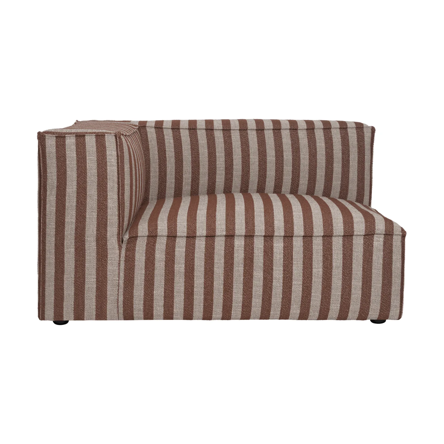 Módulo de sofá Catena, Reposabrazos izquierdo, L400 Louisiana, Sand-Chocolate Ferm Living