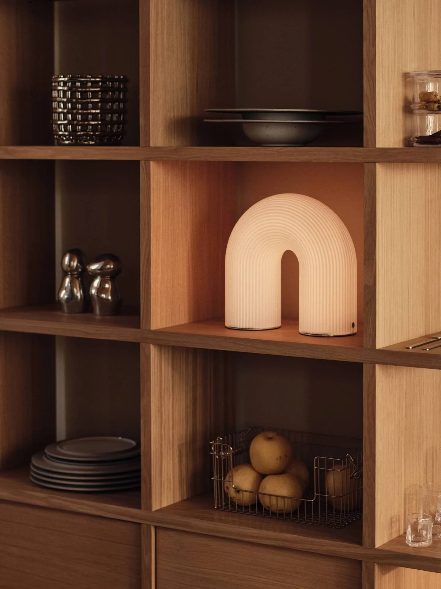 Molinillos de sal y pimienta Orevo, 2-pack, Mirror polished Ferm Living