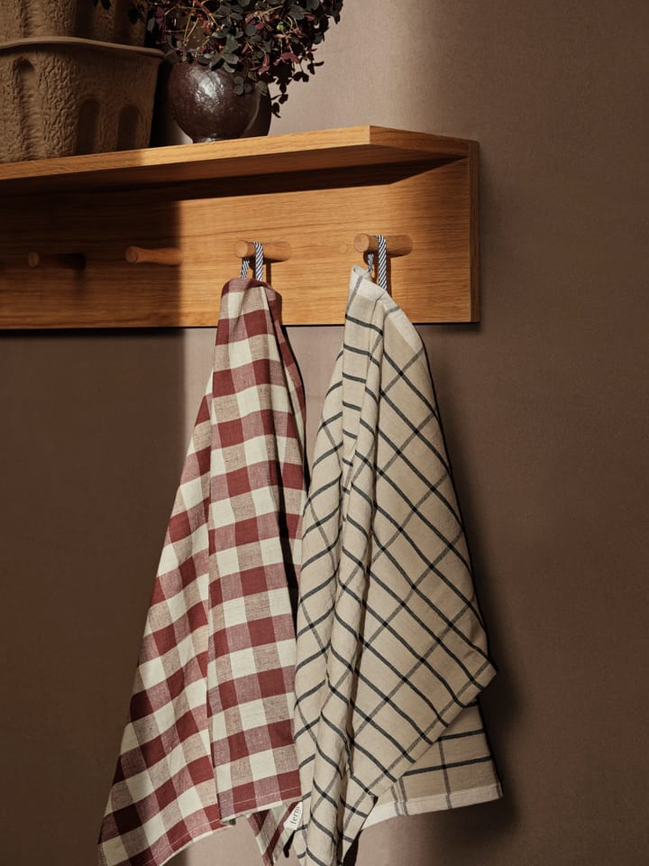 Paño de cocina Hale 50x70 cm, Cinnamon-grey green Ferm Living