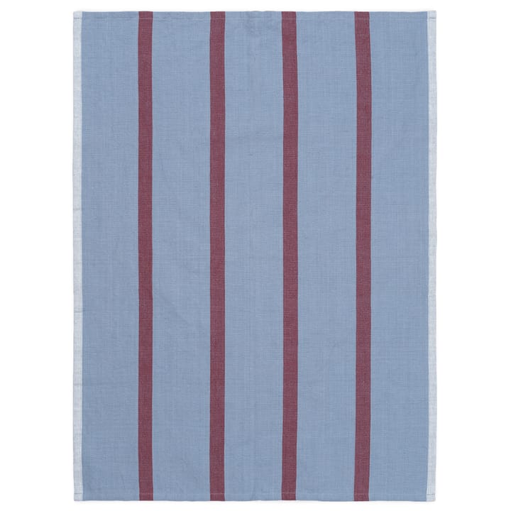 Paño de cocina Hale 50x70 cm - Faded blue-burgundy - Ferm LIVING