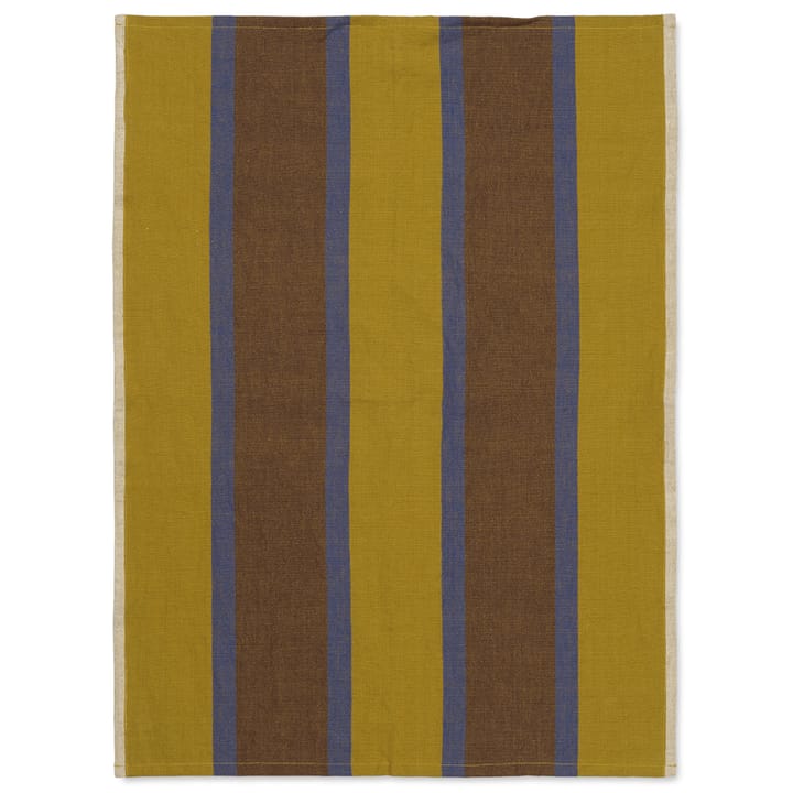 Paño de cocina Hale 50x70 cm - Lime-bright blue-chocolate - Ferm Living