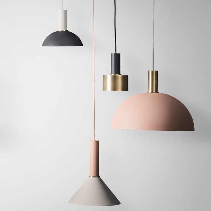 Pantalla de lámpara Collect, Black, dome Ferm Living