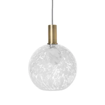 Pantalla de lámpara vidrio Casca Shade sphere Ø25 cm - Milk - Ferm Living
