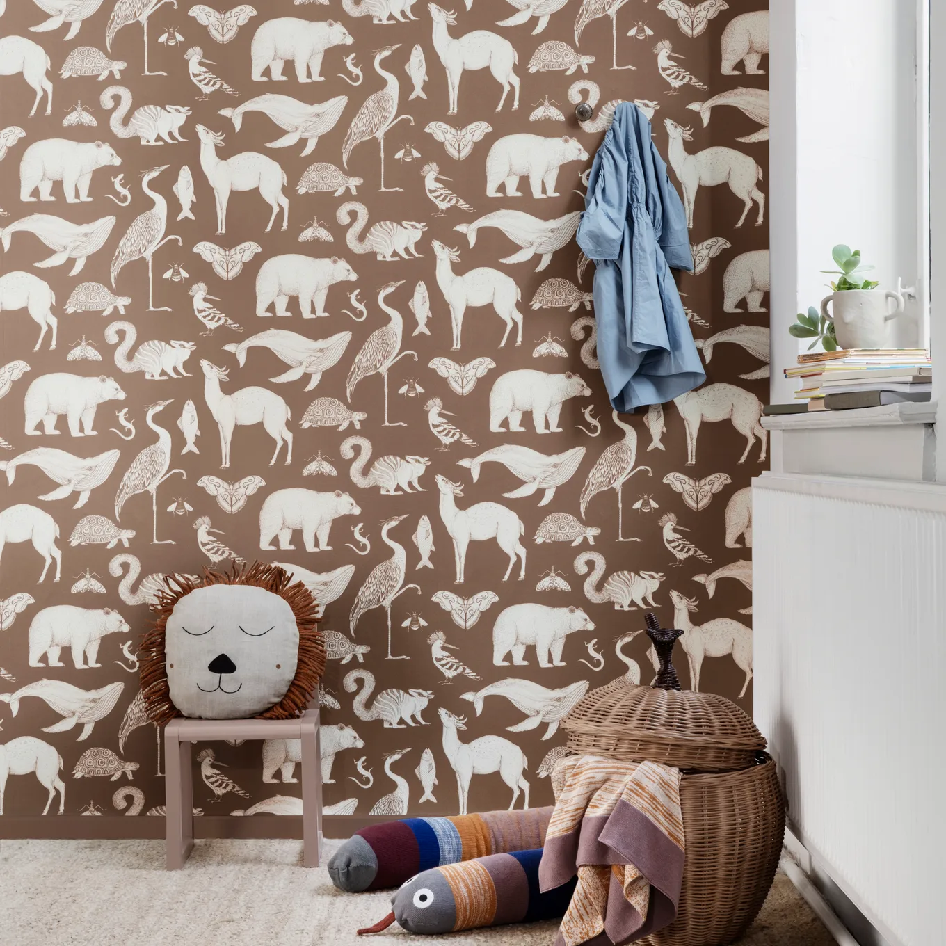 Papel pintado Katie Scott Animals | Ferm Living | Tienda online