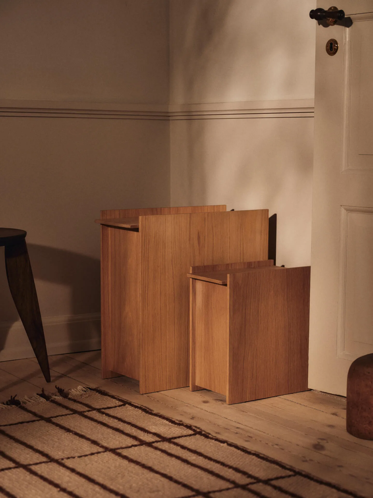 Papelera Sama , Roble, 50 L Ferm Living