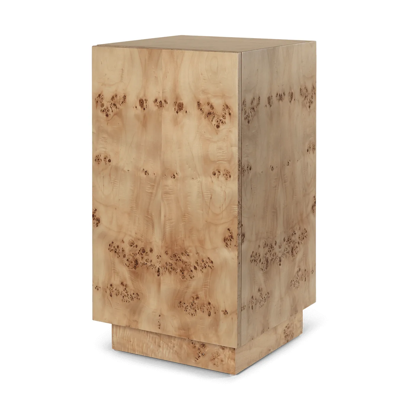 Pedestal Burl Side Table, Natural Ferm Living