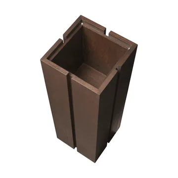 Pedestal Parcel - Dark stained, 30 × 30 × 90 cm - Ferm Living