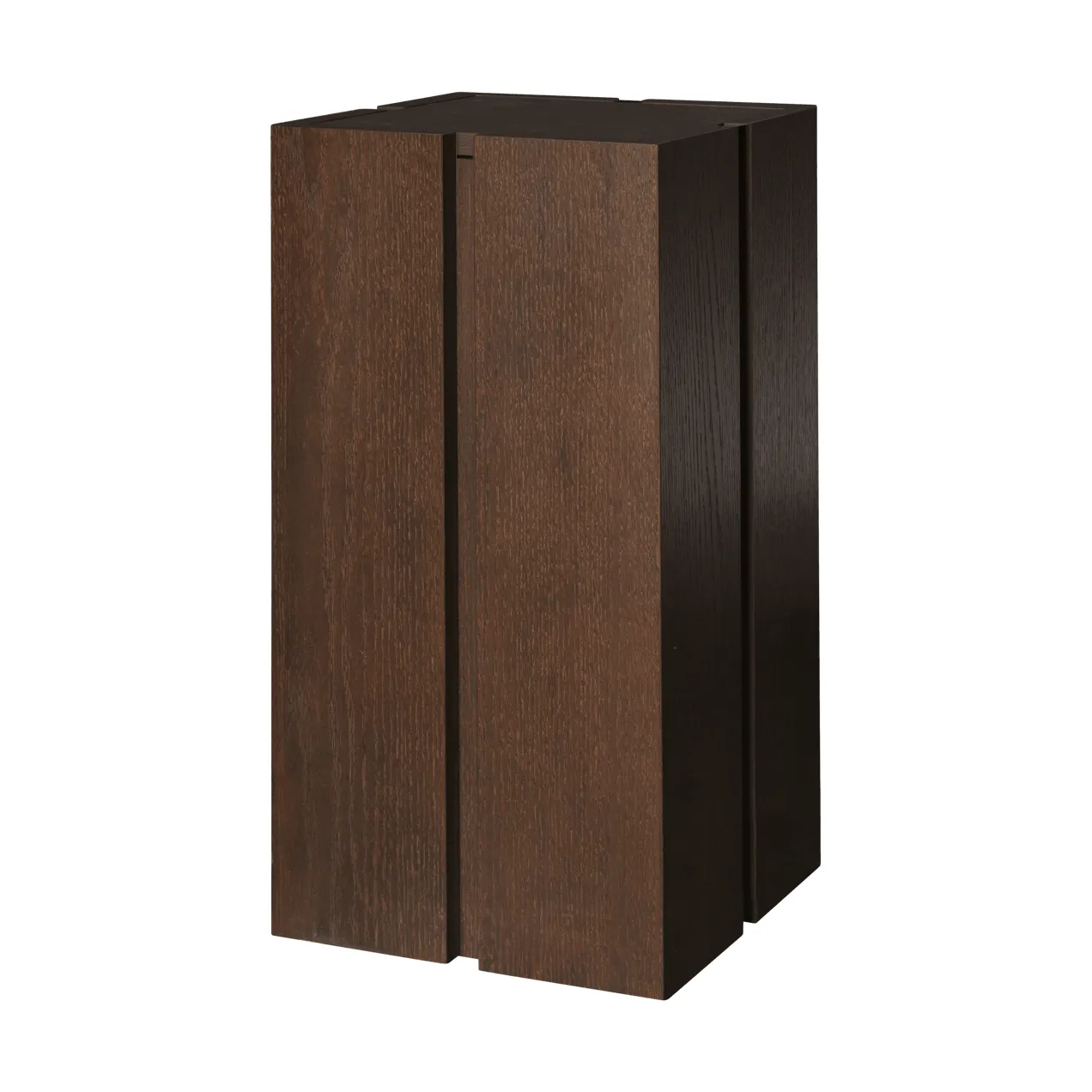 Pedestal Parcel, Dark stained, 30×30×60 cm Ferm Living