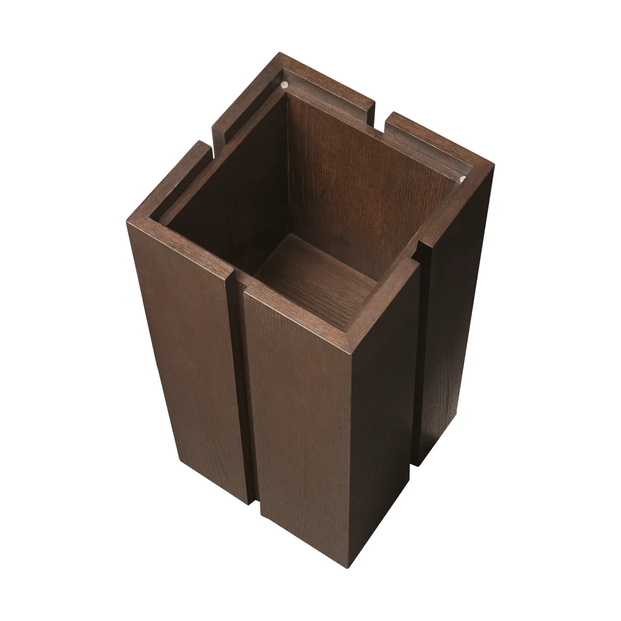 Pedestal Parcel, Dark stained, 30×30×60 cm Ferm Living