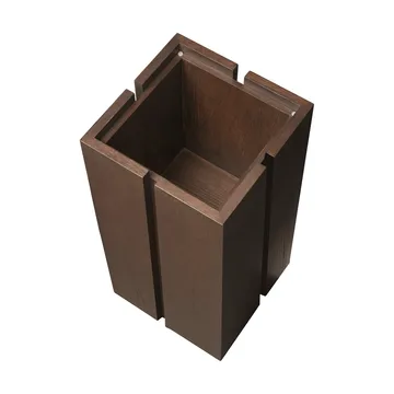 Pedestal Parcel - Dark stained, 30×30×60 cm - Ferm Living