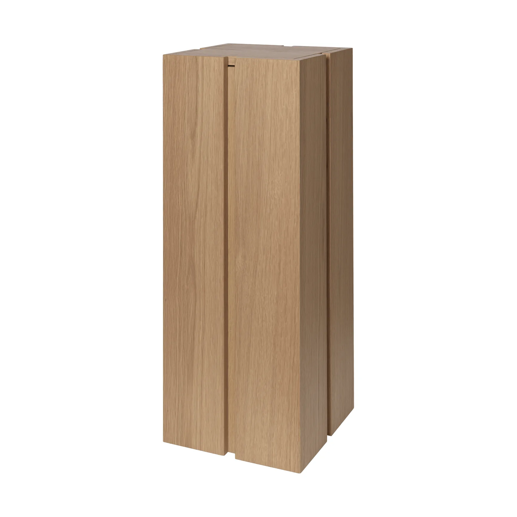 Pedestal Parcel, Natural, 30×30×90 cm Ferm Living