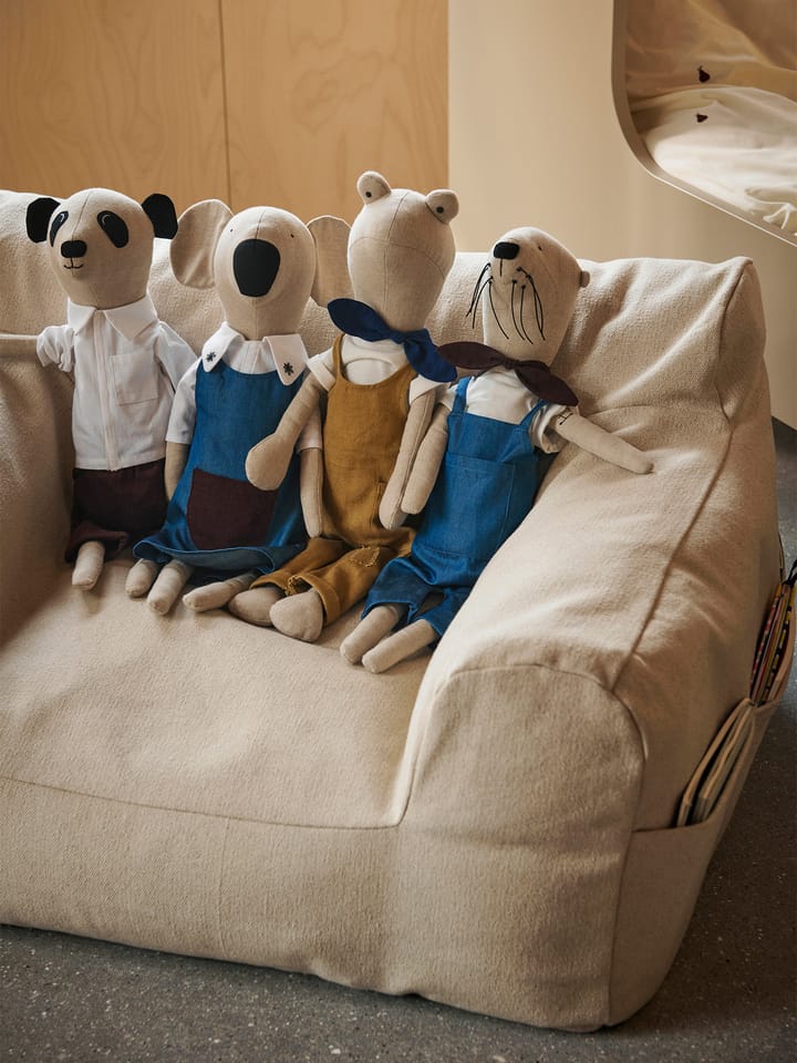 Peluche Frog Teddy, Natural Ferm Living