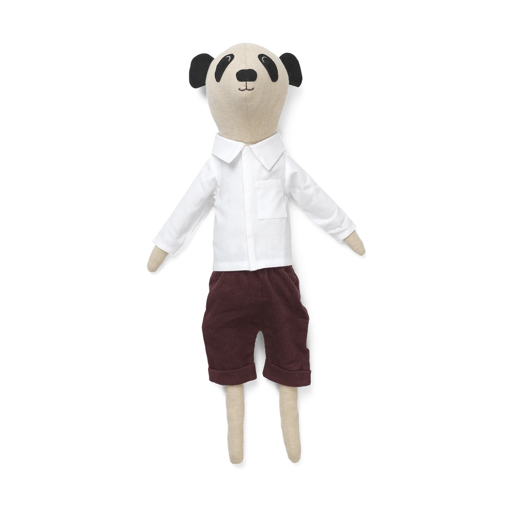 Peluche Panda Teddy, Natural Ferm Living