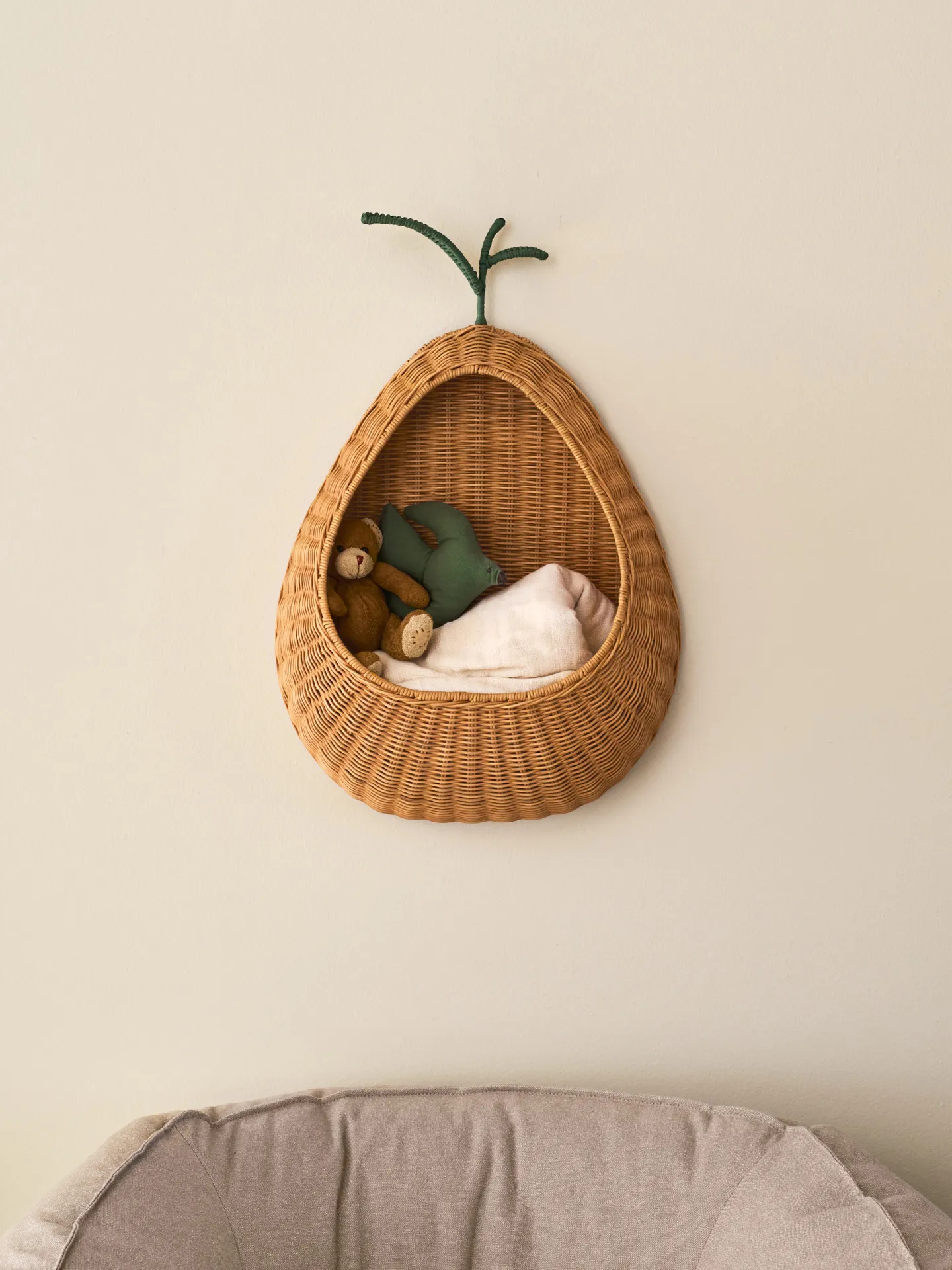 Peluche Swif bird, Artichoke green Ferm Living