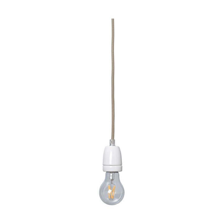 Pendiente con base de cerámica y cable textil - Dark Cashmere - Ferm LIVING