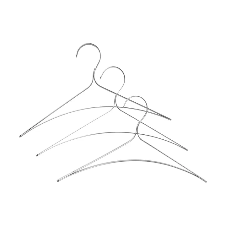 Percha Bowline - 3-pack, stainless steel - Ferm Living