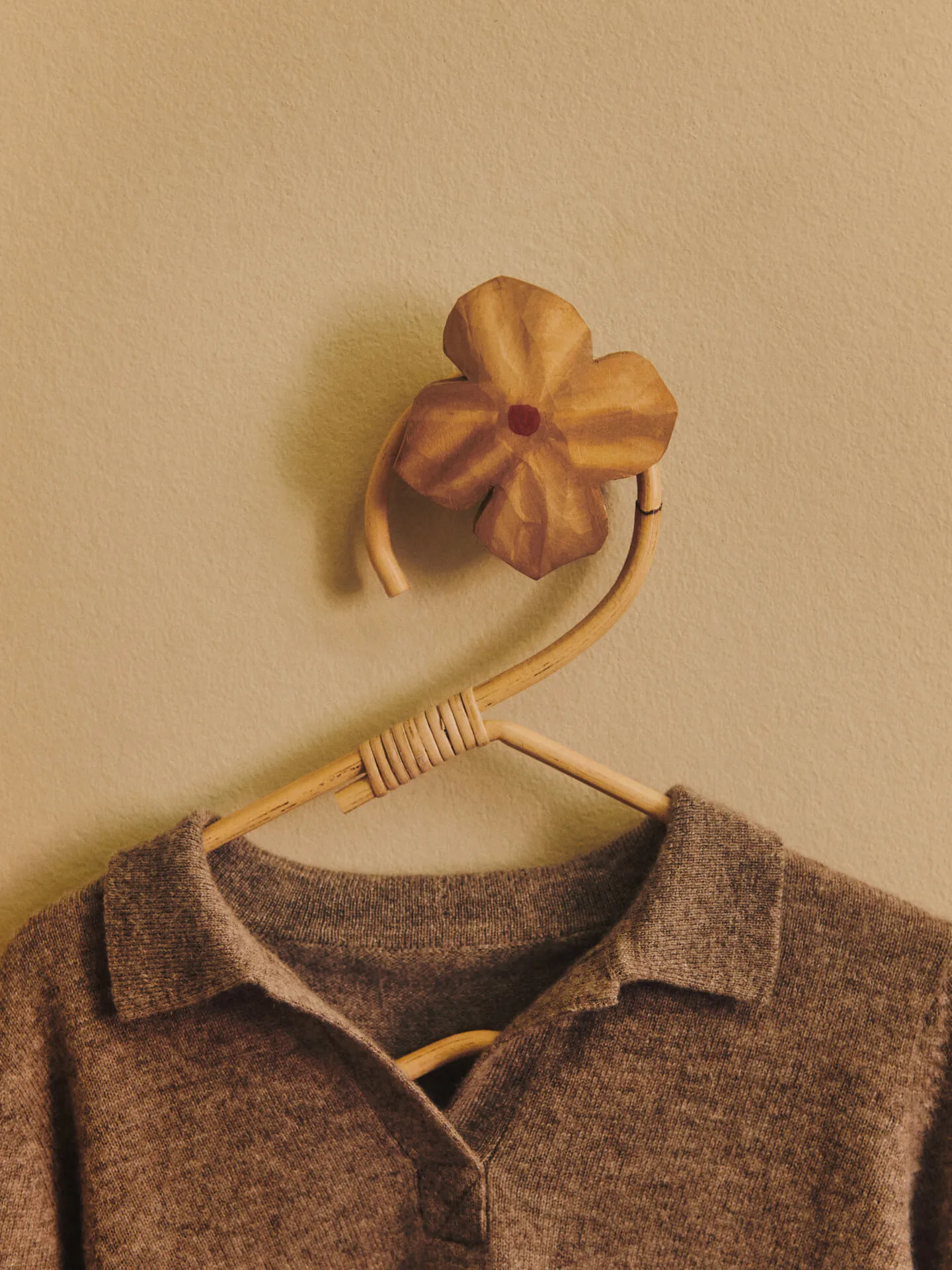 Perchas Wavi 3-pack, Natural Ferm Living