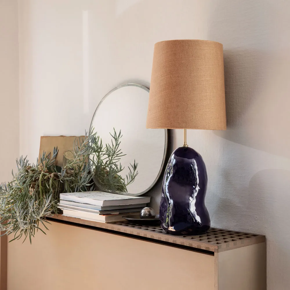 Pie de lámpara Hebe, Dark grey, large Ferm Living