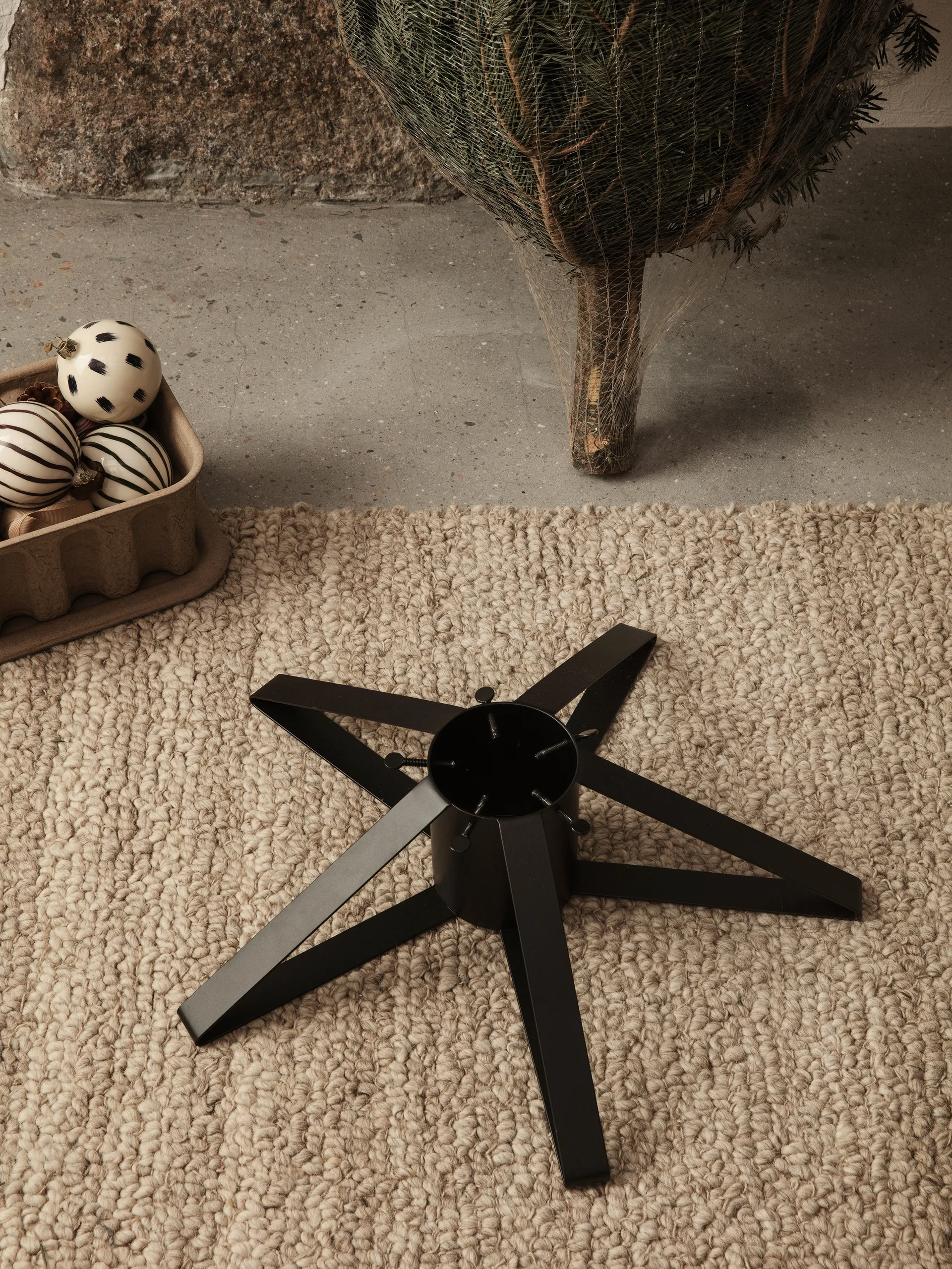 Pie para árbol de Navidad Ferm Living, Negro Ferm Living
