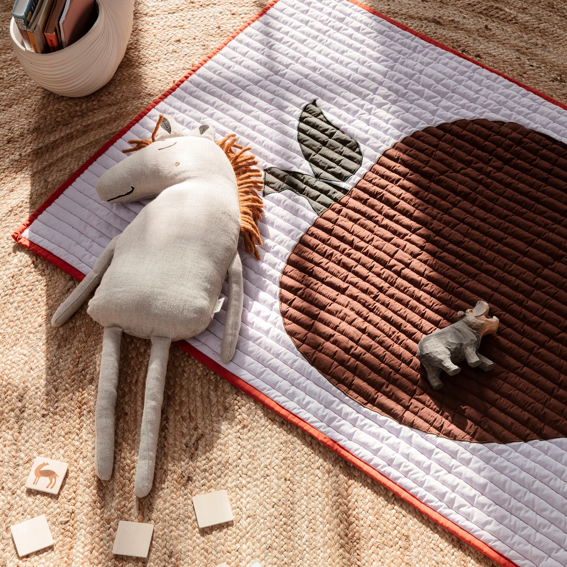 Plaid Apple 80x110 cm, Lila-rojo Ferm Living