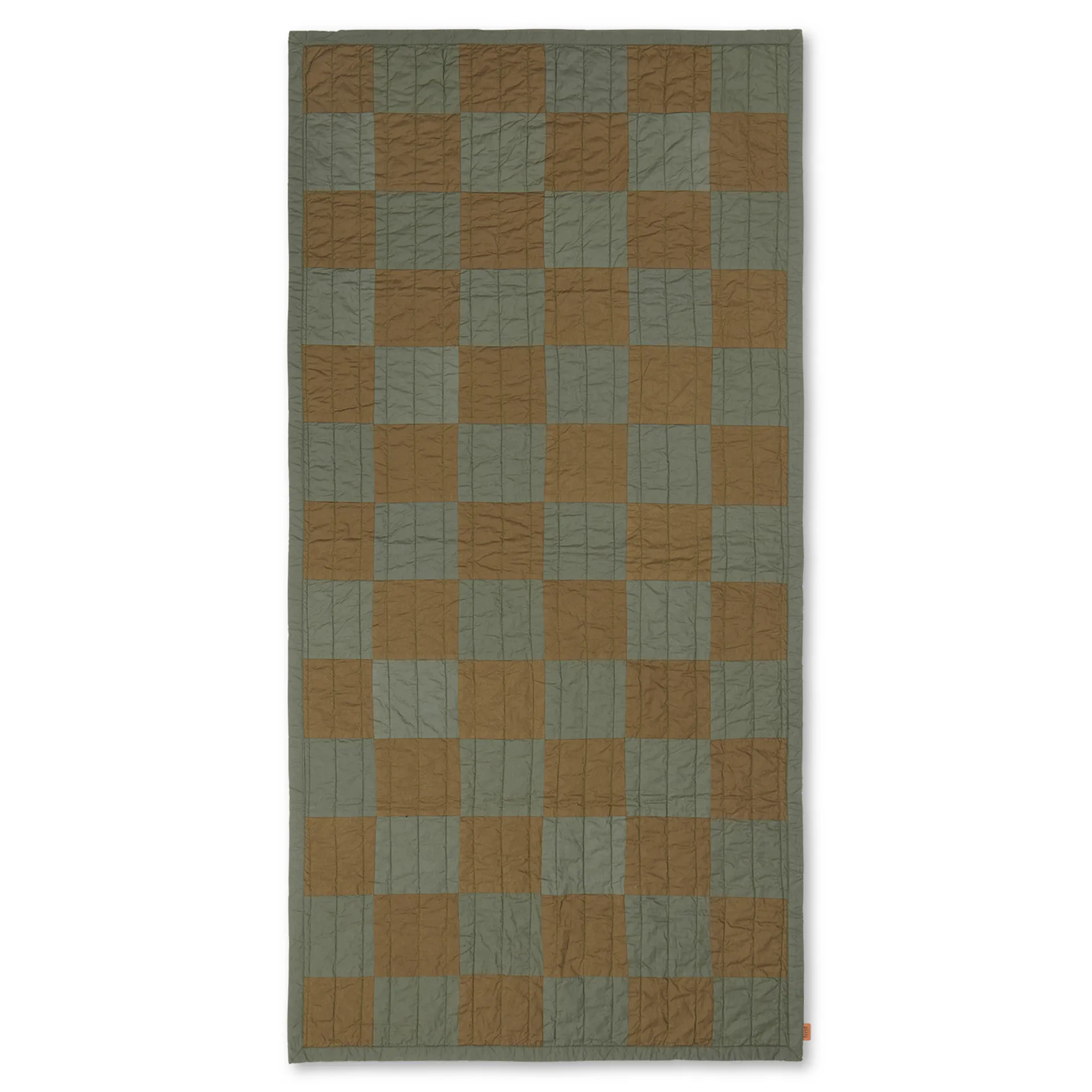 Plaid Duo quiltad 90x187 cm, Green Tonal Ferm Living
