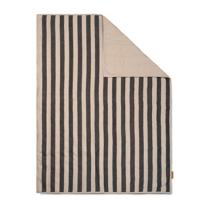 Plaid Grand 120x170 cm - Sand-black - Ferm Living