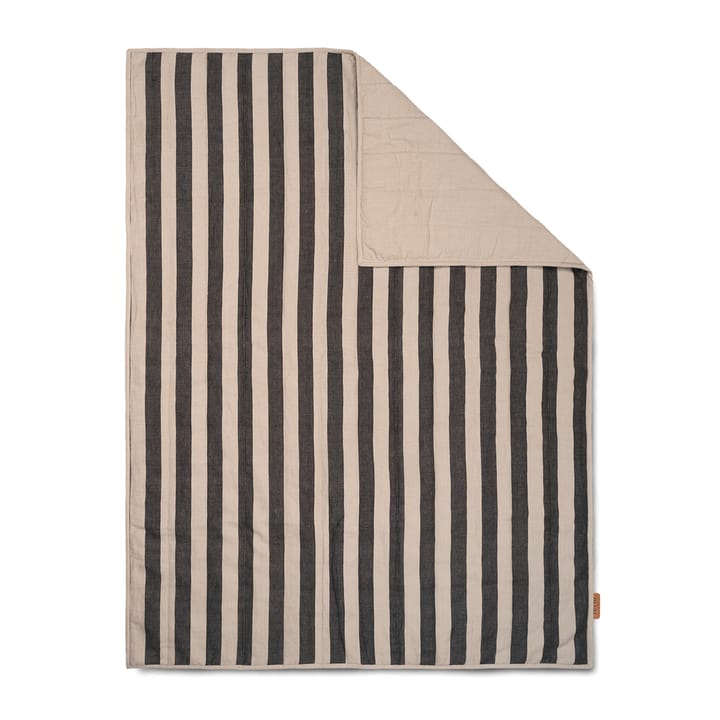 Plaid Grand 120x170 cm - Sand-black - Ferm LIVING