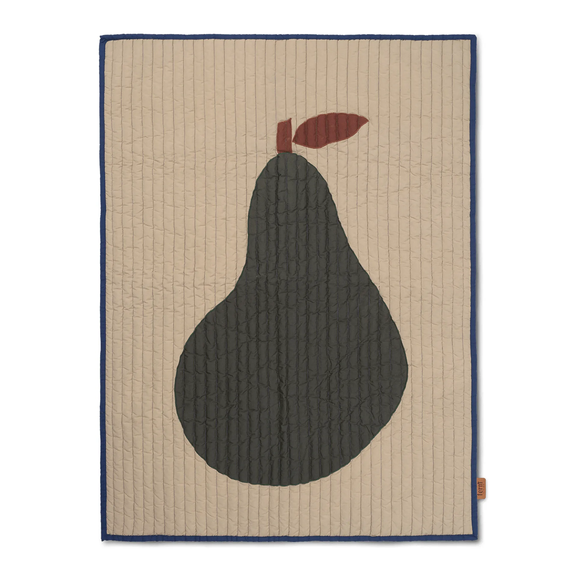 Plaid Pear 80x110 cm, Sand-verde oscuro Ferm Living