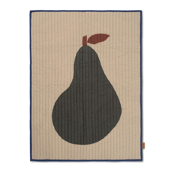 Plaid Pear 80x110 cm - Sand-verde oscuro - Ferm LIVING