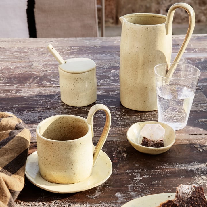 Platillo Flow 15 cm, Amarillo moteado Ferm Living