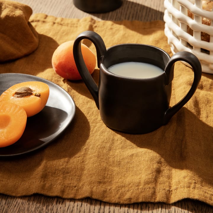 Platillo Flow 15 cm, negro Ferm Living