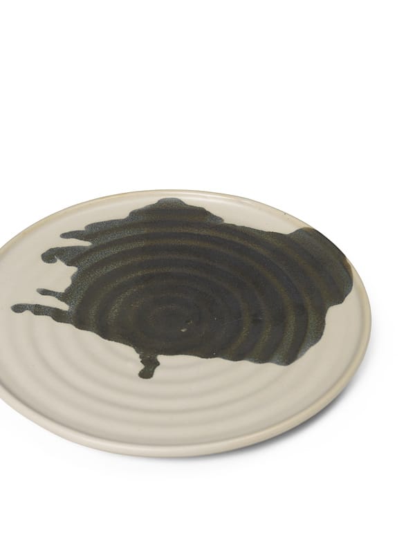 Platillo Omhu ⌀21, off white-charcoal Ferm Living