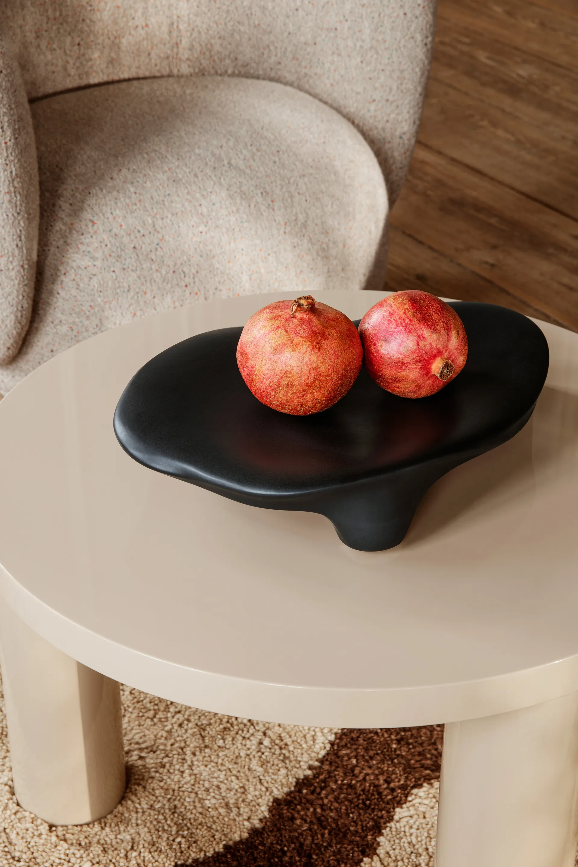 Plato decorativo Esca Piece, Black Ferm Living