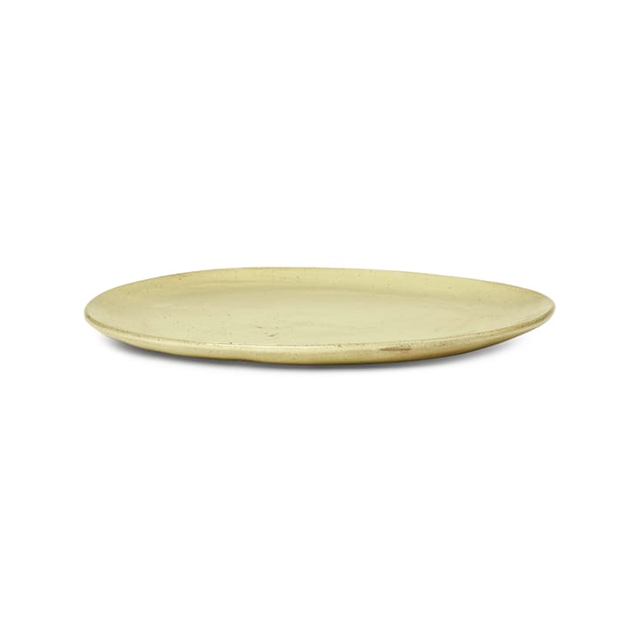 Plato Flow 22 cm - Amarillo moteado - Ferm LIVING