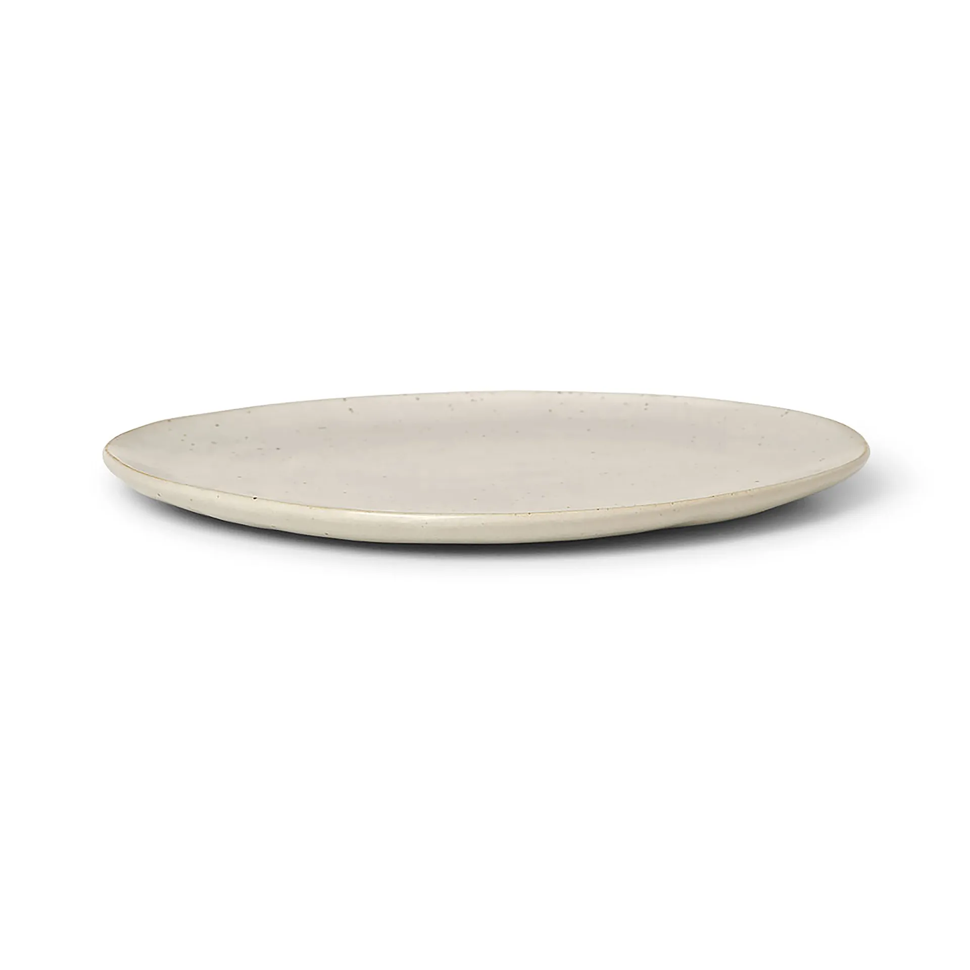 Plato Flow 22 cm, Off-white speckle Ferm Living