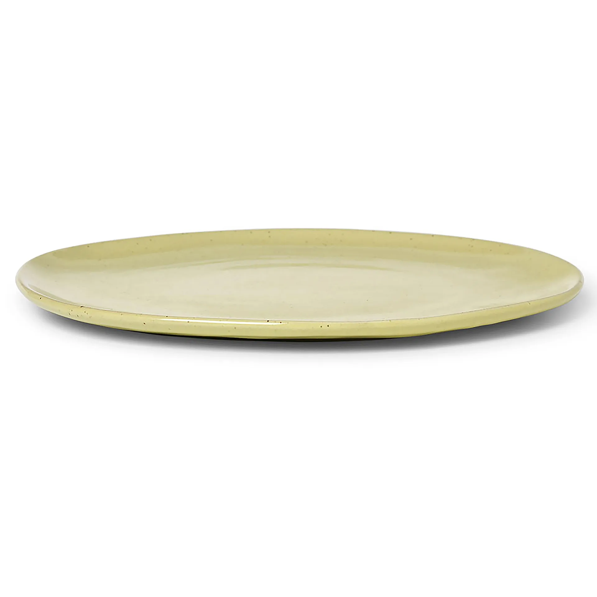 Plato Flow 27 cm, Yellow Speckle Ferm Living