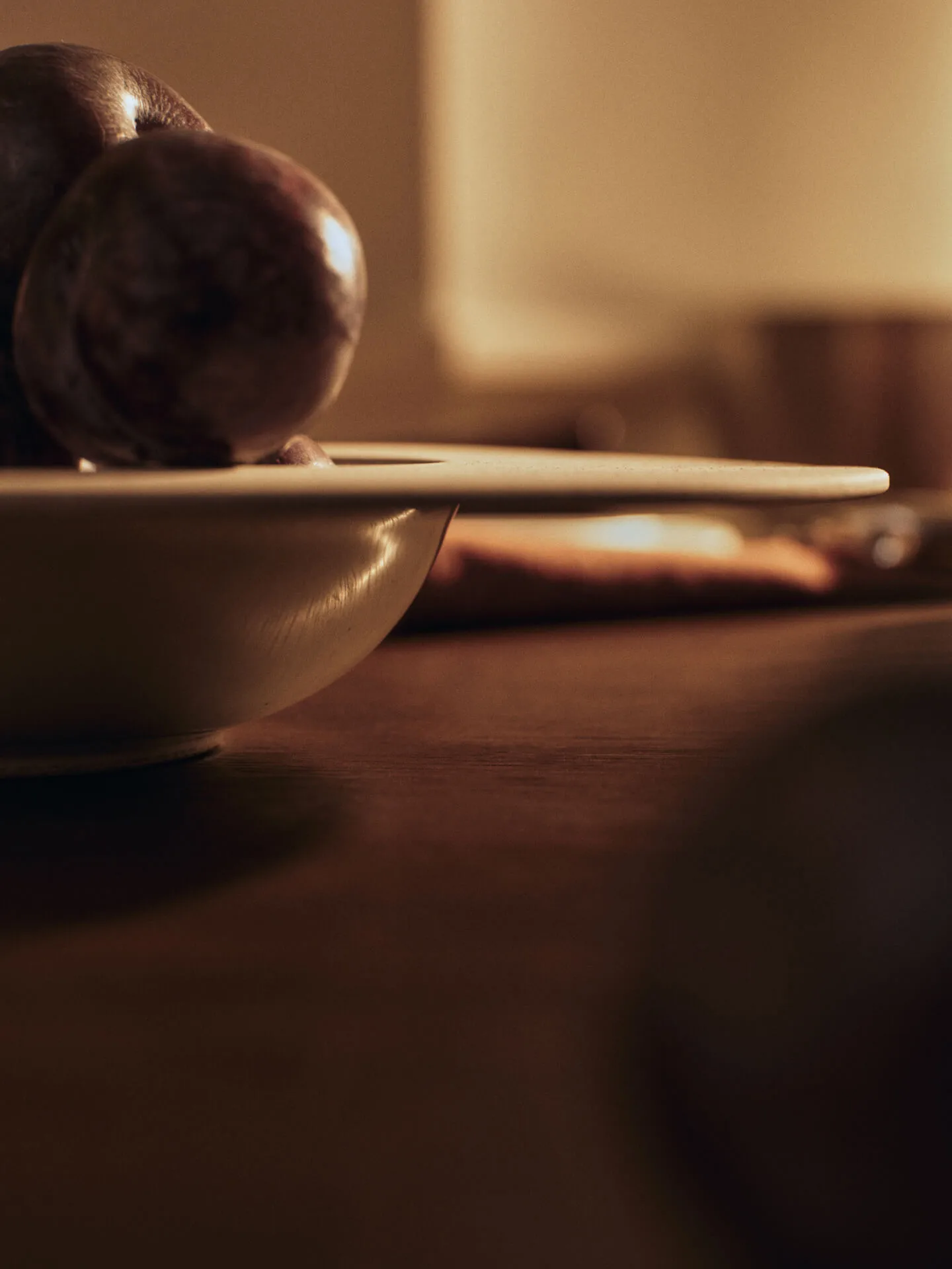 Plato hondo Sonae , Grey-white, Ø30 cm Ferm Living