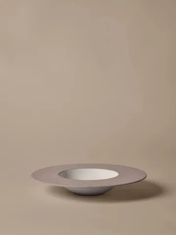 Plato hondo Sonae  - Grey-white, Ø30 cm - Ferm Living