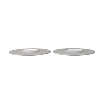 Plato Sonae, 2-pack - Grey-white, Ø22 cm - Ferm Living