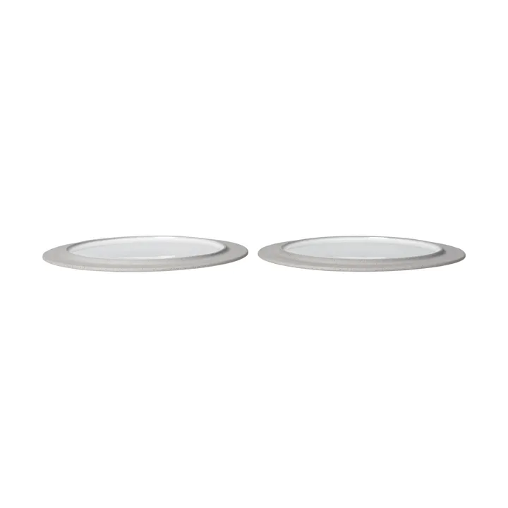 Plato Sonae, 2-pack - Grey-white, Ø25 cm - Ferm Living