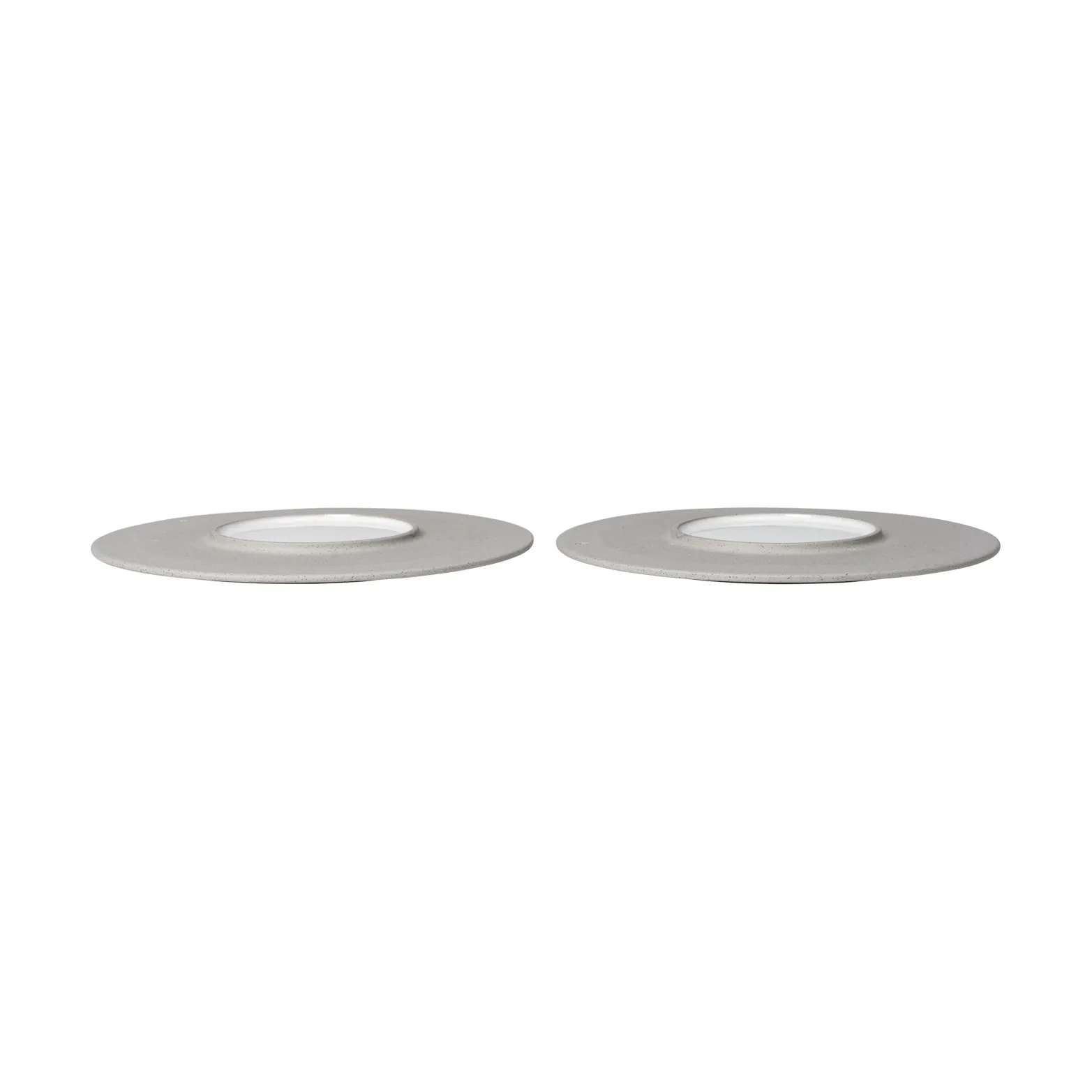 Plato Sonae, 2-pack, Grey-white, Ø25 cm Ferm Living
