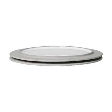 Plato Sonae, 2-pack - Grey-white, Ø25 cm - Ferm Living