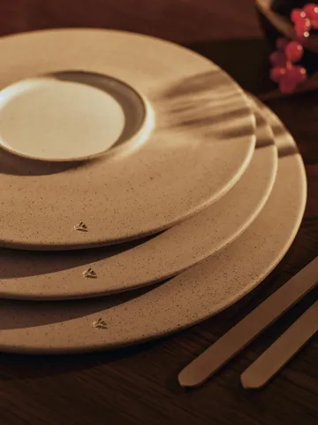 Plato Sonae, 2-pack - Grey-white, Ø25 cm - Ferm Living